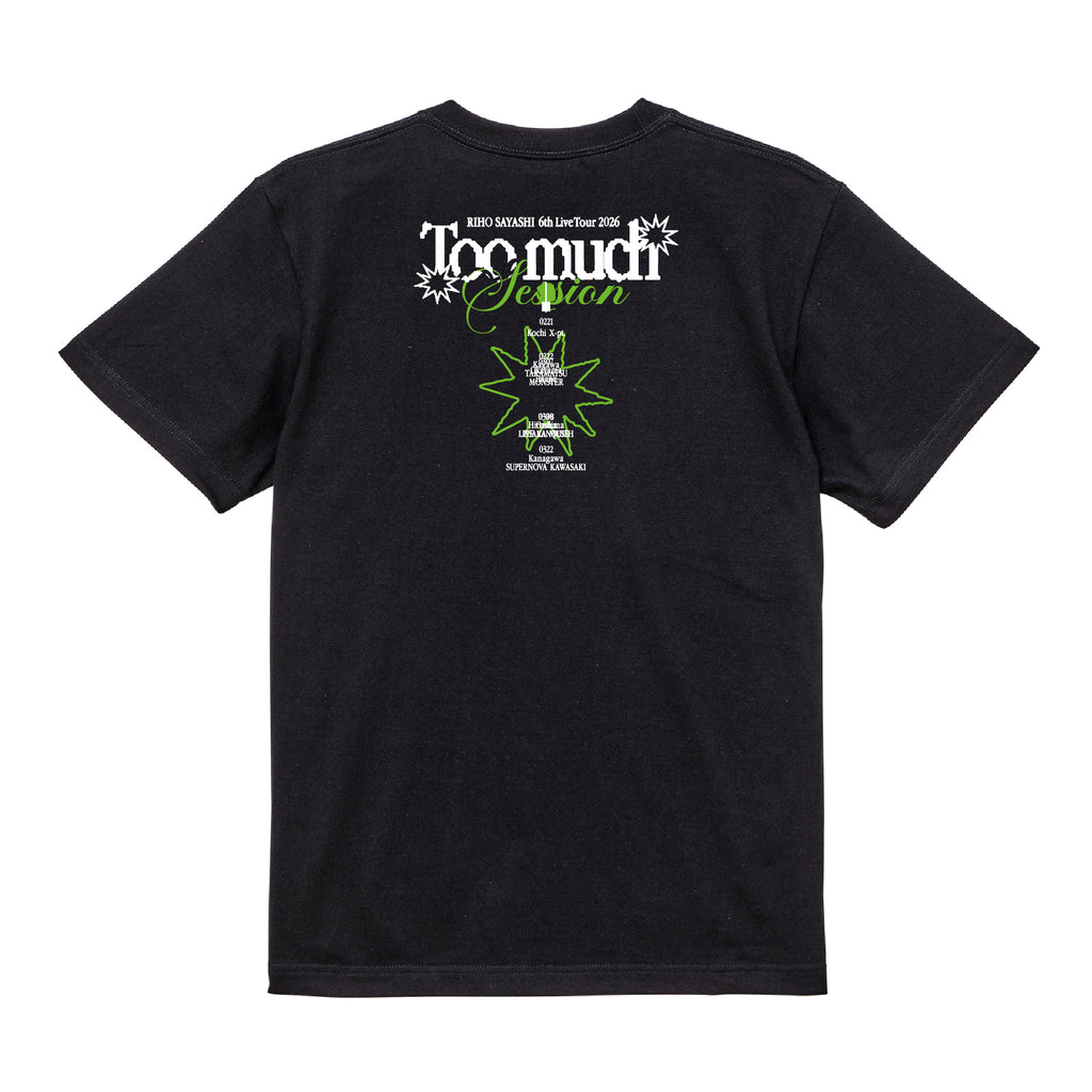 RIHO SAYASHI 6th Live Tour 2026 Too much! Session ツアーTシャツ