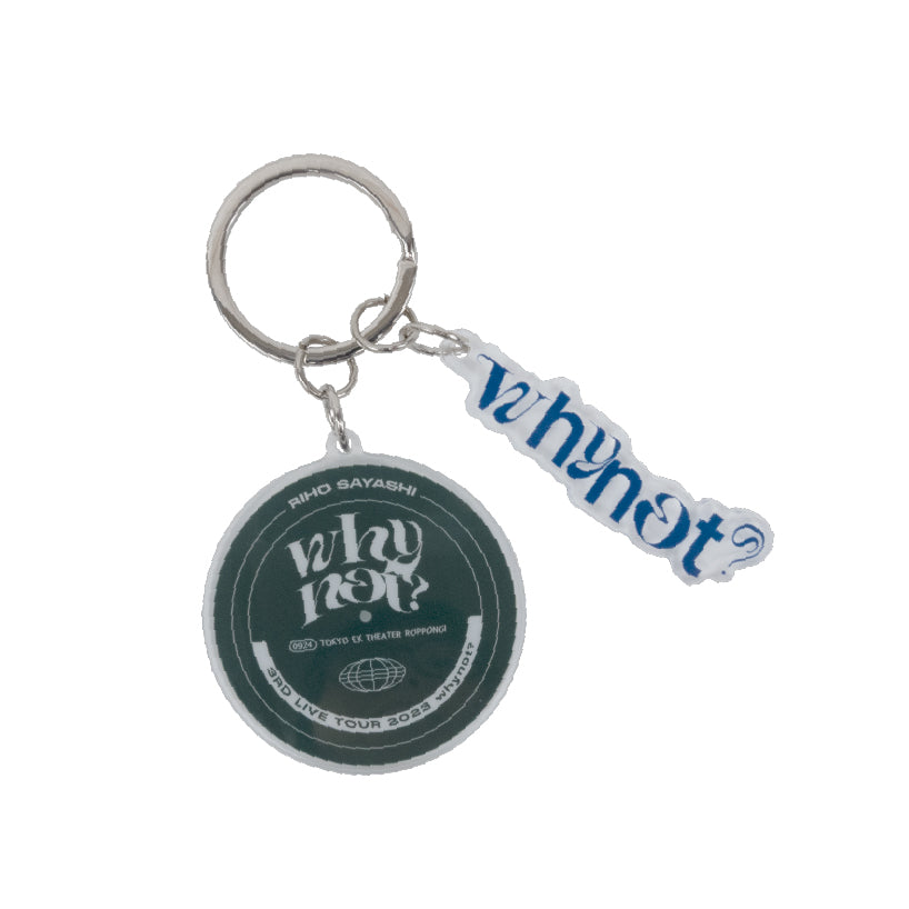 RIHO SAYASHI 3rd LIVE TOUR 2023 whynot? 会場カラーキーホルダー 2023年9月24日(日)@東京・EX THEATER ROPPONGI