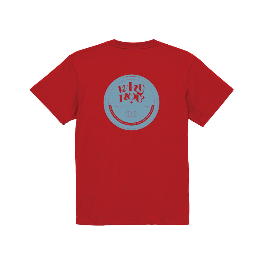 RIHO SAYASHI 3rd LIVE TOUR 2023 whynot? 会場カラーTシャツ 2023年10月29日(日)@広島・BLUE LIVE HIROSHIMA