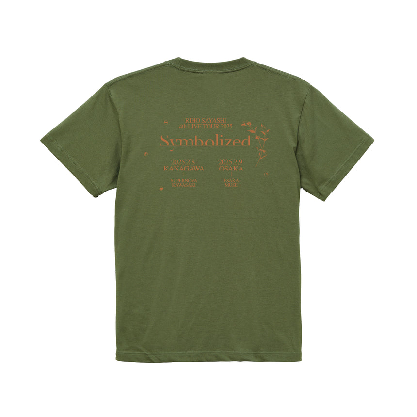 RIHO SAYASHI 4th Live Tour 2025 Symbolized 会場カラーTシャツ 2025年2⽉8⽇(土)@神奈川・SUPERNOVA KAWASAKI