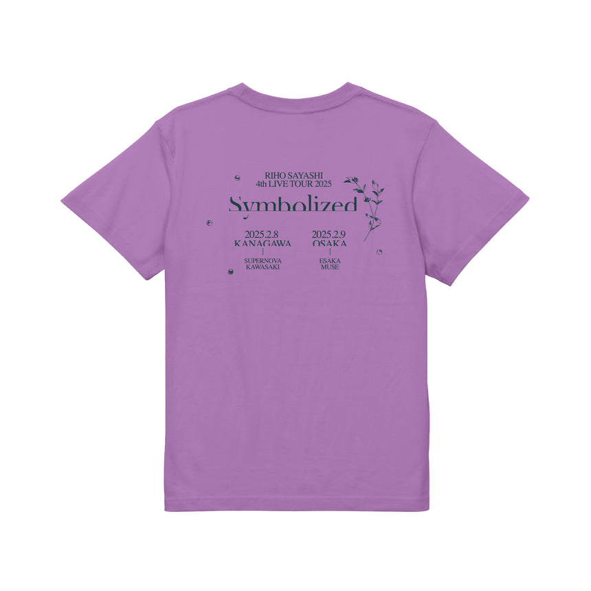 RIHO SAYASHI 4th Live Tour 2025 Symbolized 会場カラーTシャツ 2025年2⽉9⽇(日)@⼤阪・ESAKA MUSE