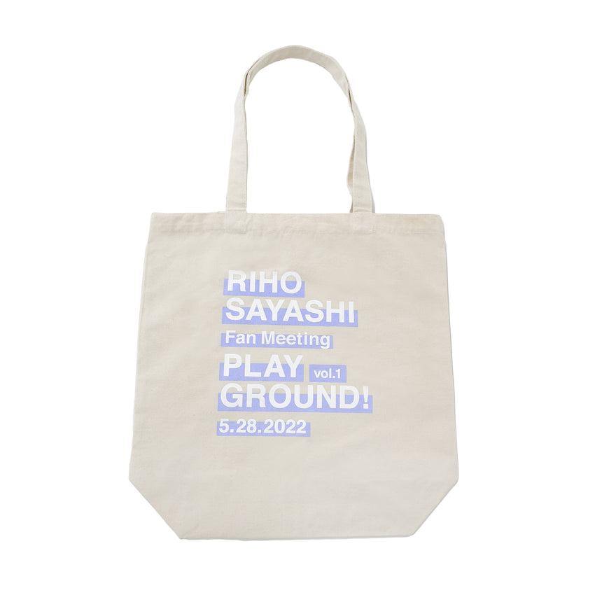 RIHO SAYASHI Fan Meeting -PLAYGROUND!- vol.1 トートバッグ