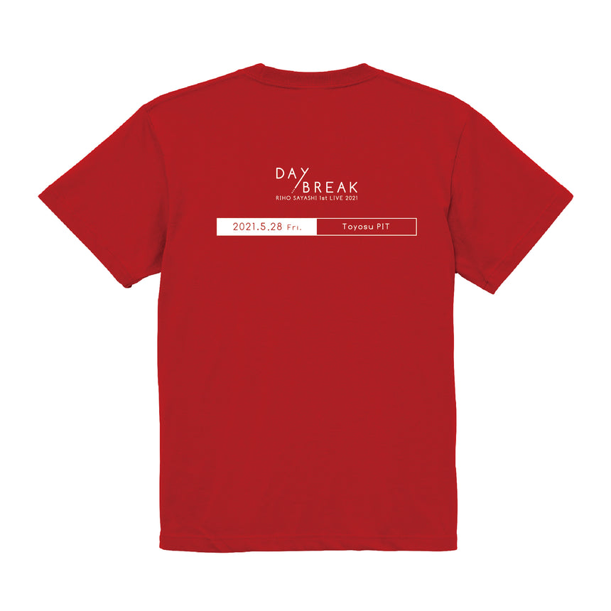 RIHO SAYASHI 1st LIVE 2021 DAYBREAK バースデーTシャツ