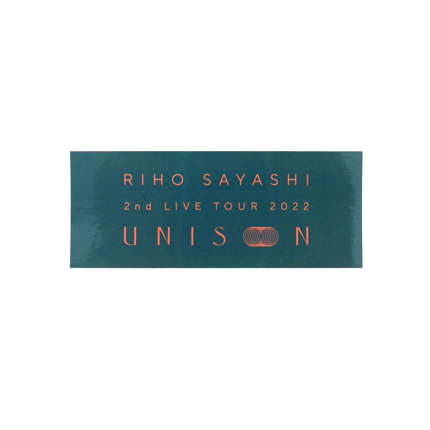 RIHO SAYASHI 2nd LIVE TOUR 2022 UNISON ステッカーセット
