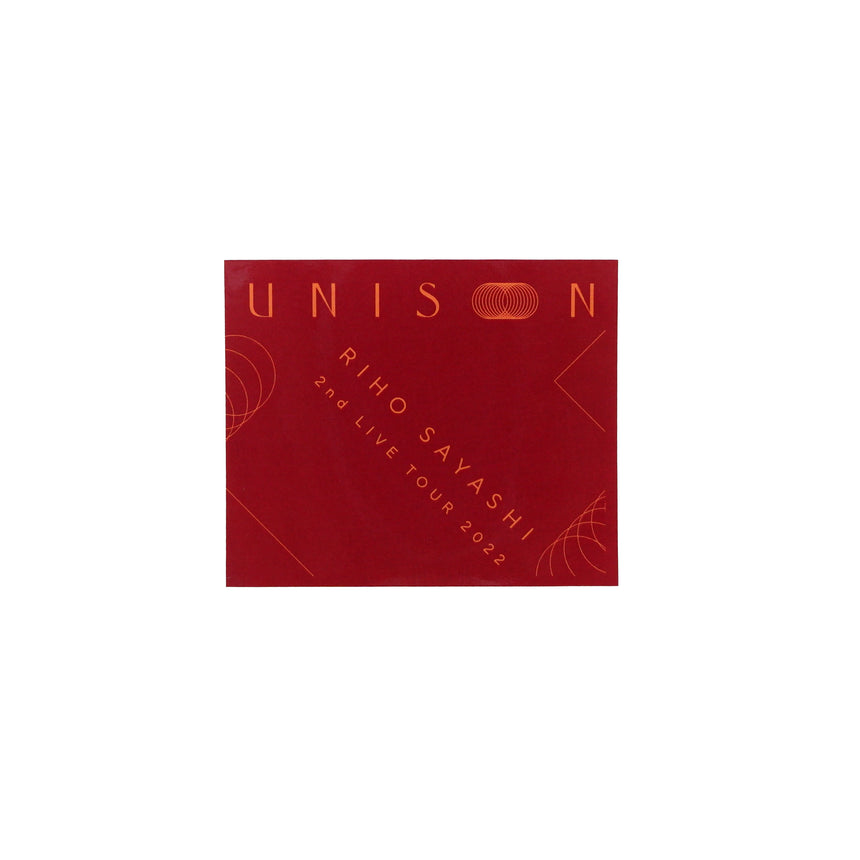 RIHO SAYASHI 2nd LIVE TOUR 2022 UNISON ステッカーセット