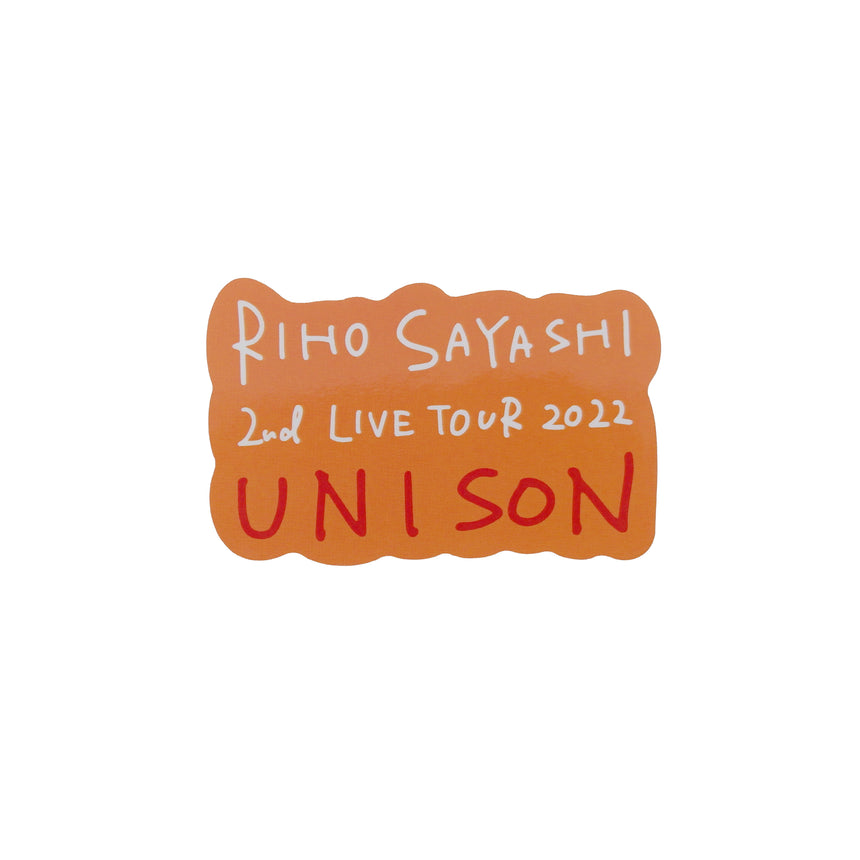 RIHO SAYASHI 2nd LIVE TOUR 2022 UNISON ステッカーセット