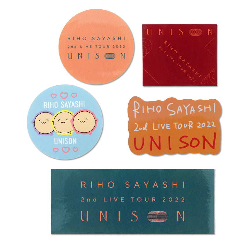 RIHO SAYASHI 2nd LIVE TOUR 2022 UNISON ステッカーセット
