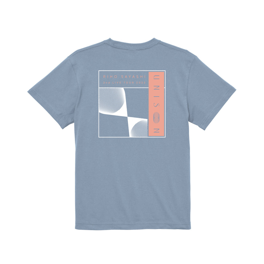 RIHO SAYASHI 2nd LIVE TOUR 2022 UNISON 会場カラーTシャツ2022年11月30日(水)@愛知・名古屋DIAMOND HALL アシッドブルー