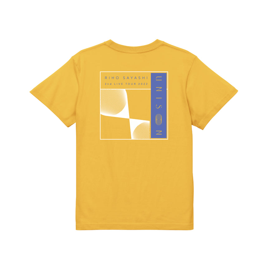 RIHO SAYASHI 2nd LIVE TOUR 2022 UNISON 会場カラーTシャツ2022年12月17日(土)@福岡・Skala Espacio バナナ