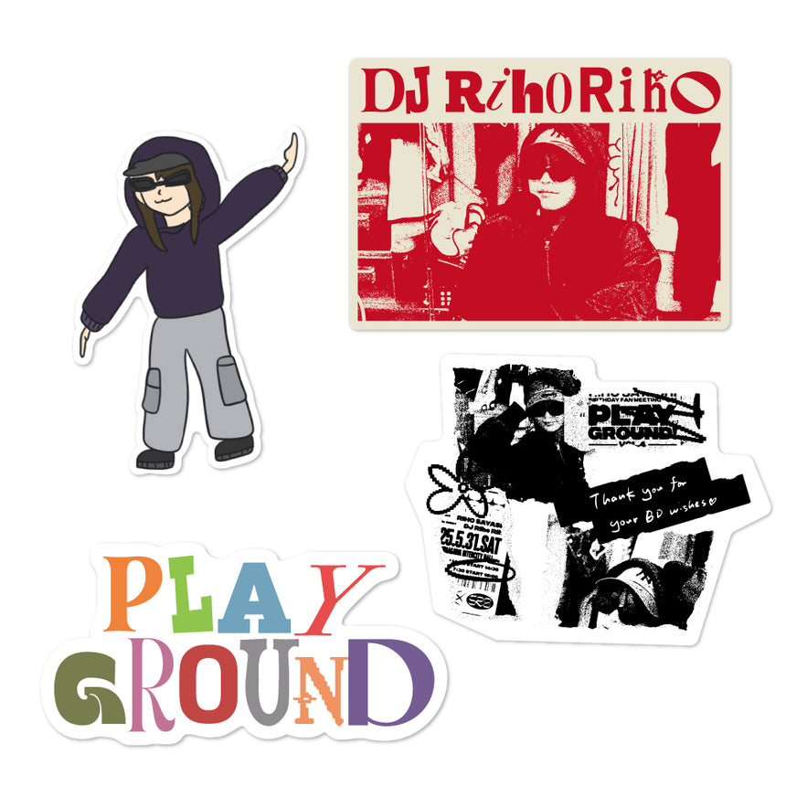 RIHO SAYASHI BIRTHDAY Fan Meeting -PLAYGROUND!- vol.4 　ステッカーセット
